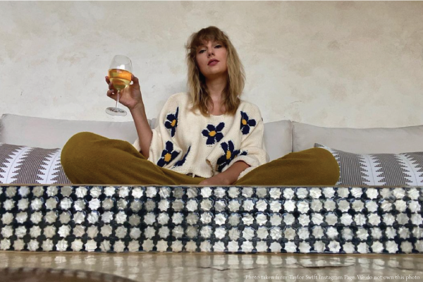 Taylor Swift with Wine